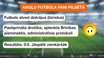 STOPkadri: Angļu futbola fani pilsētā