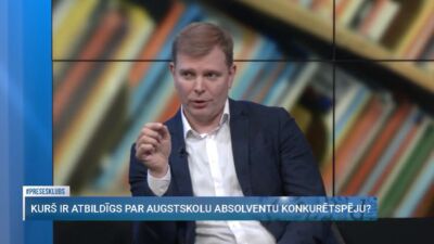 Krišjānis Feldmans: Latvijas augstskolas nedrīkst iesūnot