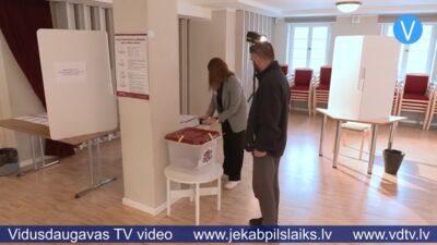 Jēkabpils novadā balsi glabāšanā nodevuši 1727 iedzīvotāji