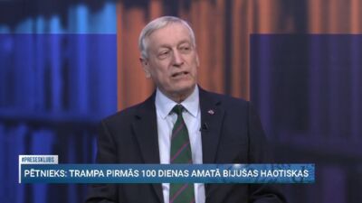 Jānis Kažociņš: Tramps domā īstermiņā