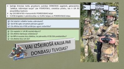 Spēcīgs okupantu tanku grupējums pulcējas Doneckas apgabalā - ko tas nozīmē?