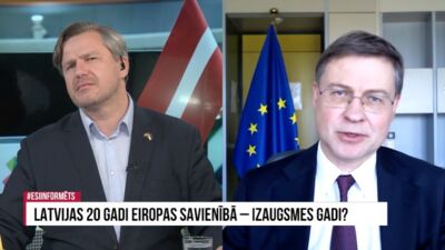 Dombrovskis: Tas ir bijis stratēģiski pareizs lēmums uzņemt kursu uz eiroatlantisko integrāciju