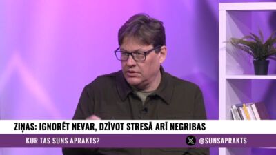 Ziņas: ignorēt nevar, dzīvot stresā arī negribas. Pētera Viņķeļa recepte