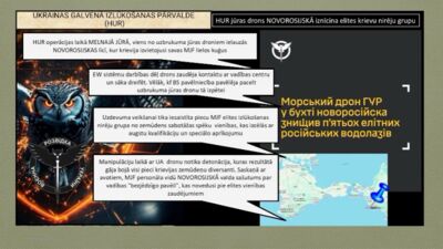 HUR operācijas laikā iznīcināta elites krievu nirēju grupa