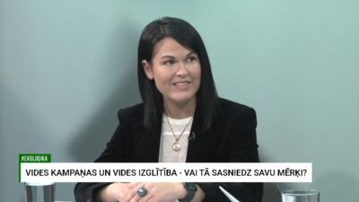 Agita Baltbārde: Vides izglītība ir ilgtermiņa darbs