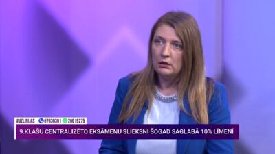 Vanaga: Procentuālā latiņa ir jāpaaugstina, paralēli jāanalizē, kāpēc tik daudziem ir šādi rezultāti