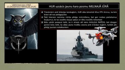 HUR uzsācis jaunu kara posmu Melnajā jūrā