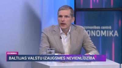 Gašpuitis: Lietuvā sabiedrības interese par ekonomiskiem jautājumiem ir augstāka