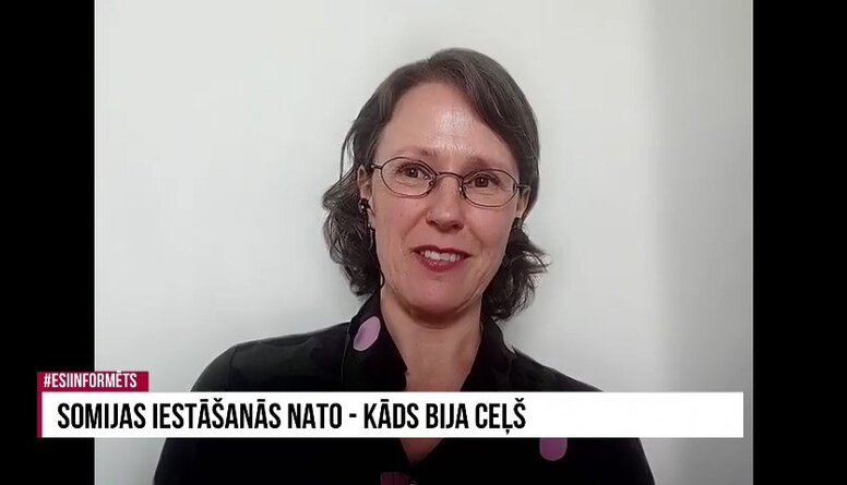 Gunta Pāvola: Somu galvenā reakcija par iestāšanos NATO - "Beidzot!"