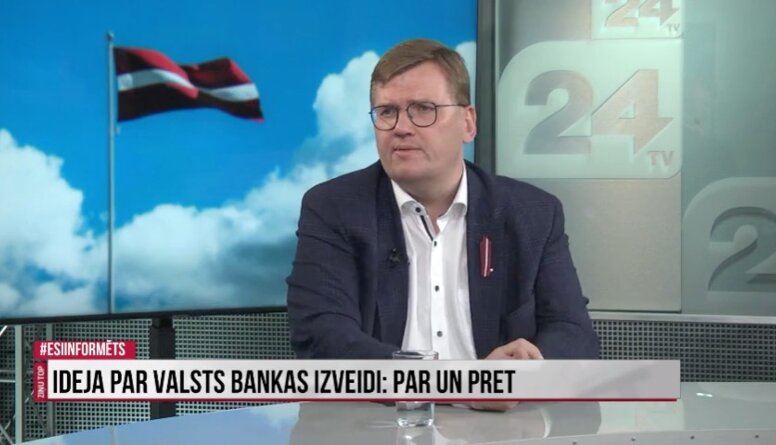 Juris Pūce komentē ideju par valsts bankas izveidi