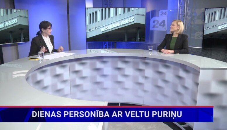 31.01.2024 Dienas personība ar Veltu Puriņu