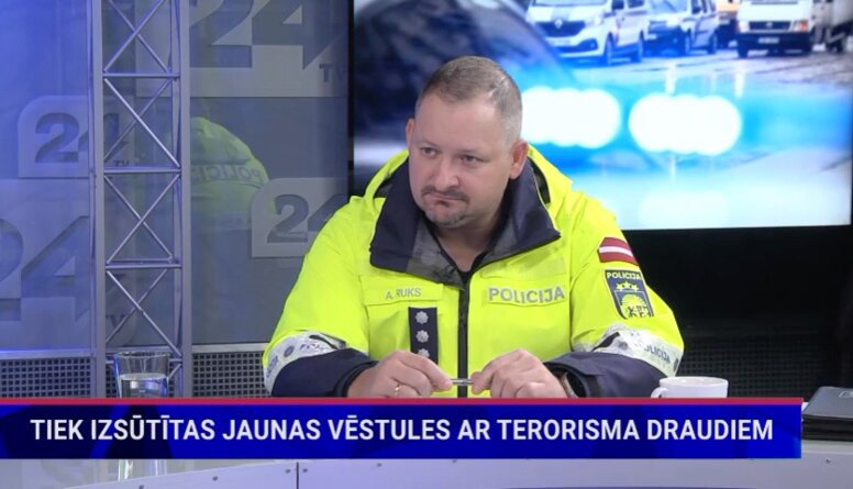 Valsts policijas priekšnieks par jaunām vēstulēm ar terorisma draudiem iestādēm Latvijā