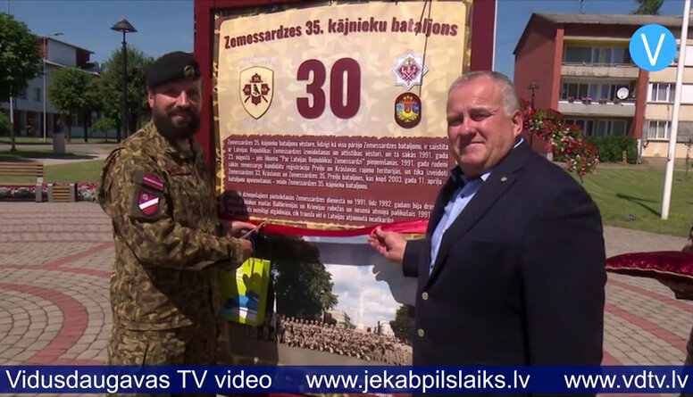 Līvānos atklāj fotoizstādi “Zemessardzes 35.kājnieku bataljonam – 30”