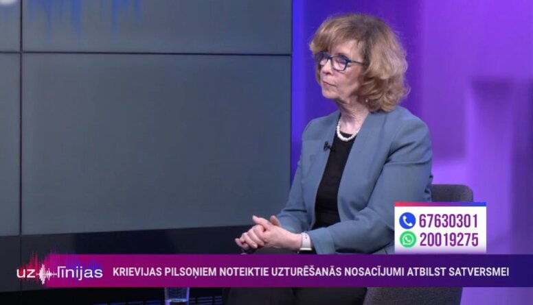 PMLP vadītāja par Krievijas pilsoņu izraidīšanu no Latvijas