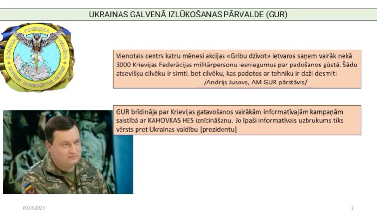 09.06.2023 Aktuālais par karadarbību Ukrainā 1. daļa