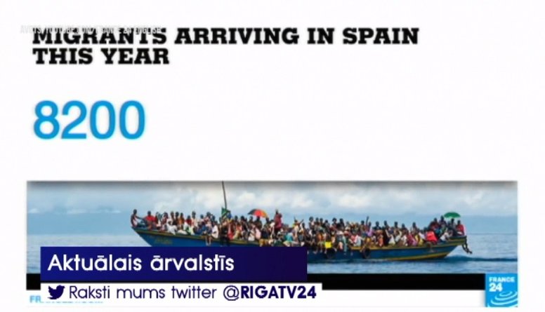 2018. gadā Spānija uzņēmusi 40% no migrantiem, kas ieradušies Eiropā, šķērsojot Vidusjūru