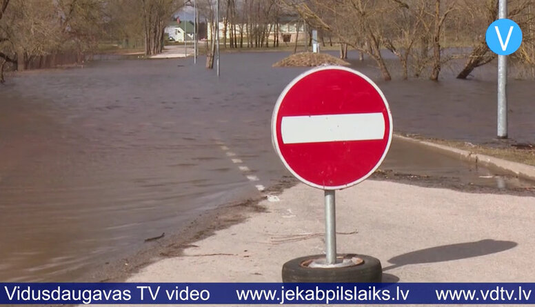 Līvānu novadā applūduši vairāki autoceļu posmi