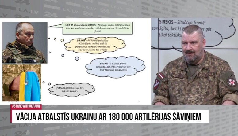 Sirskis komentē neseno auditu Ukrainas BS un situāciju frontē