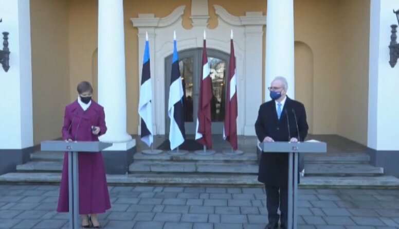 Speciālizlaidums: Egila Levita un Igaunijas prezidentes Kersti Kaljulaidas paziņojums presei