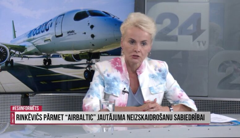 Aiva Vīksna par "airBaltic": Tas ir mūsu īpašums, tā ir mūsu nodokļu maksātāju nauda