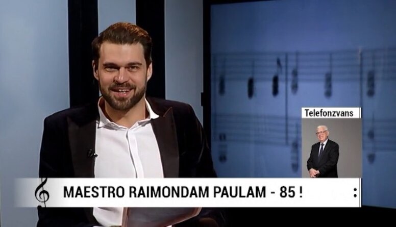 RīgaTV 24 sveic Maestro Raimondu Paulu 85 gadu jubilejā