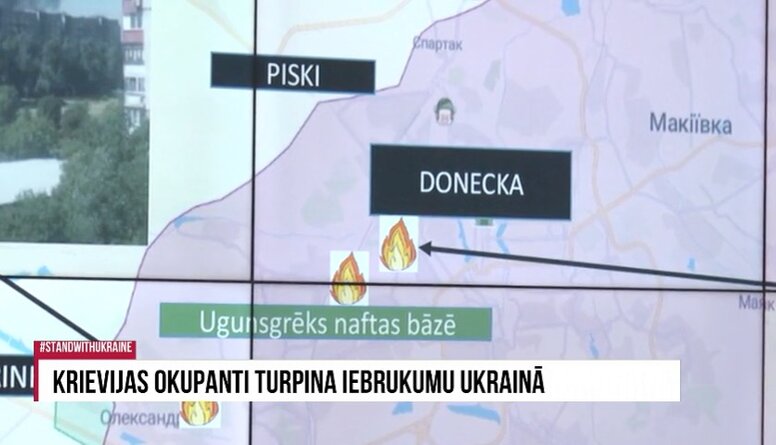 Pēdējās dienās ļoti precīzi ukraiņu triecieni pa konkrētiem militāriem objektiem Doneckā