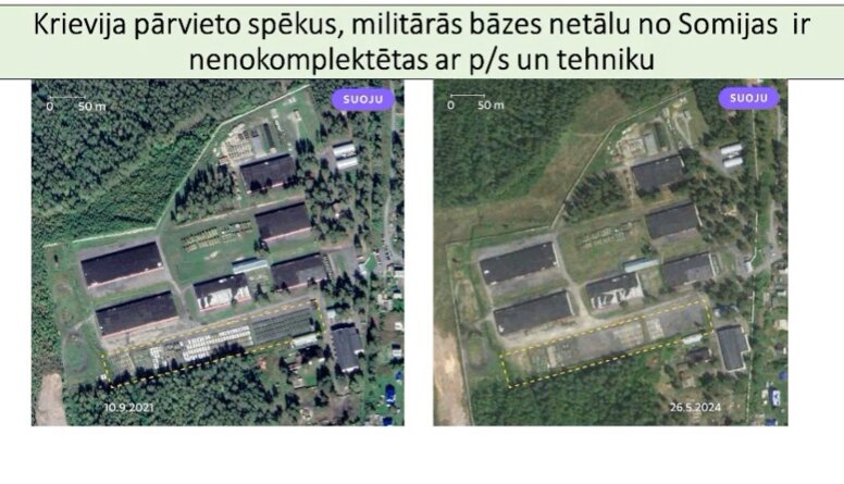 Krievija pārvietojusi spēkus prom no militārajām bāzēm netālu no Somijas