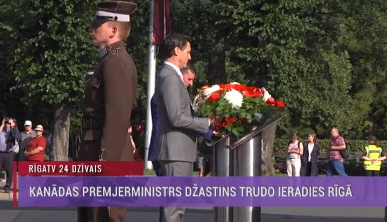 Šodien Rīgā ieradies Kanādas premjerministrs Džastins Trudo