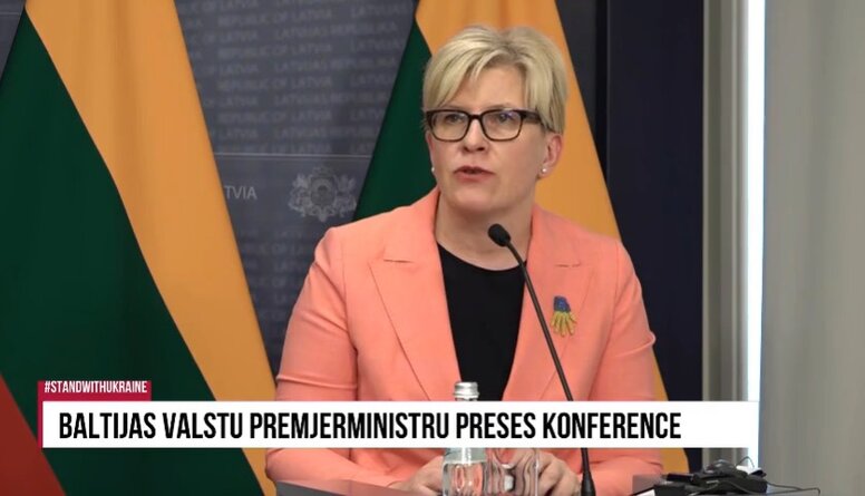 Lietuvas premjerministre: Drošības situācija reģionā ir mainījusies. To neredzēt nav iespējams