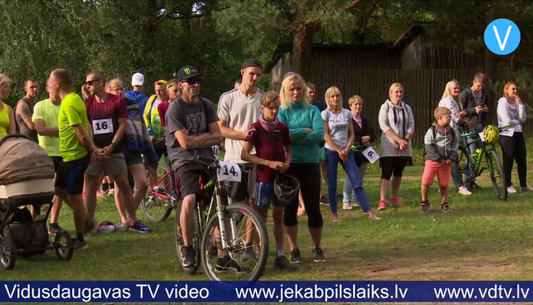 Tautas triatlons Jēkabpils Mežaparkā