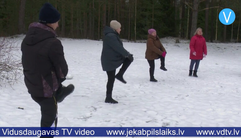 Koptreniņi Jēkabpils Mežaparkā veicina aktīvu dzīvesveidu