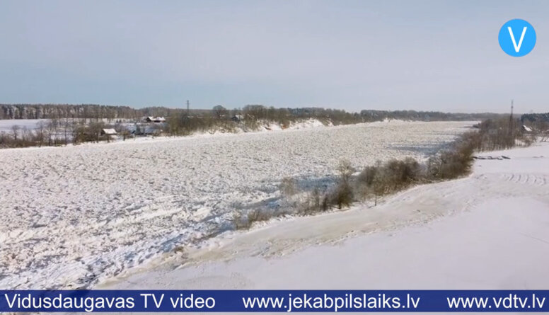 Jēkabpils novadā Daugava sagādā nemierīgu nedēļas nogali