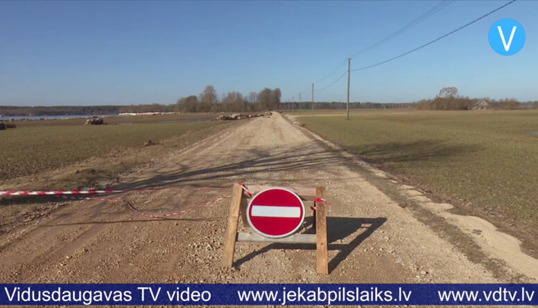 Jēkabpils novadā tiek apzinātas plūdu sekas, iedzīvotājiem pieejami pabalsti