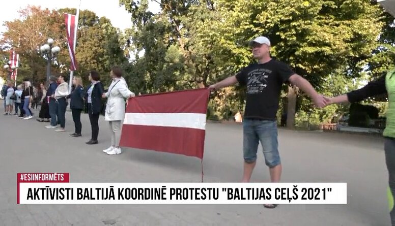 Speciālizlaidums: Aktīvisti Baltijā koordinē protestu "Baltijas ceļš 2021"