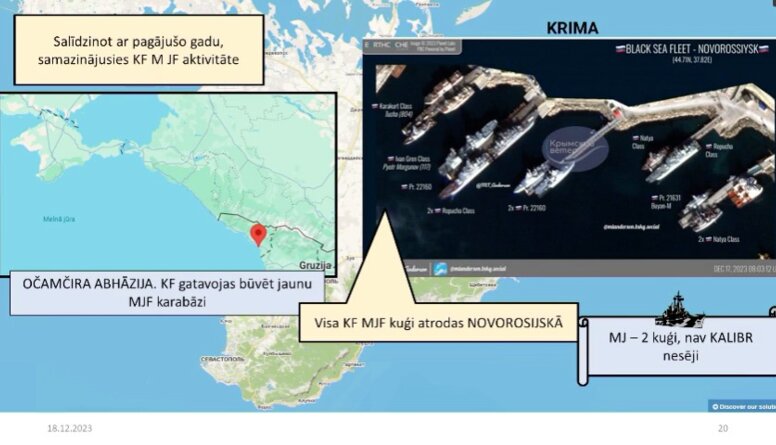 Krievija nolēmusi Gruzijas teritorijā veidot jaunu Melnās jūras kara flotes bāzi