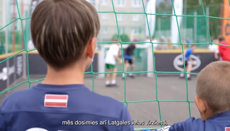 Rīgas Brīvostas un Ghetto Football pop up Bolderājā