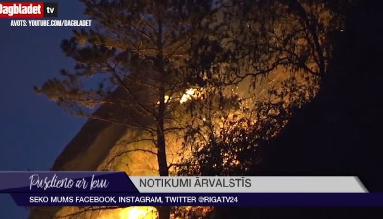 Zviedrijā un Norvēģijā plosās mežu ugunsgrēki