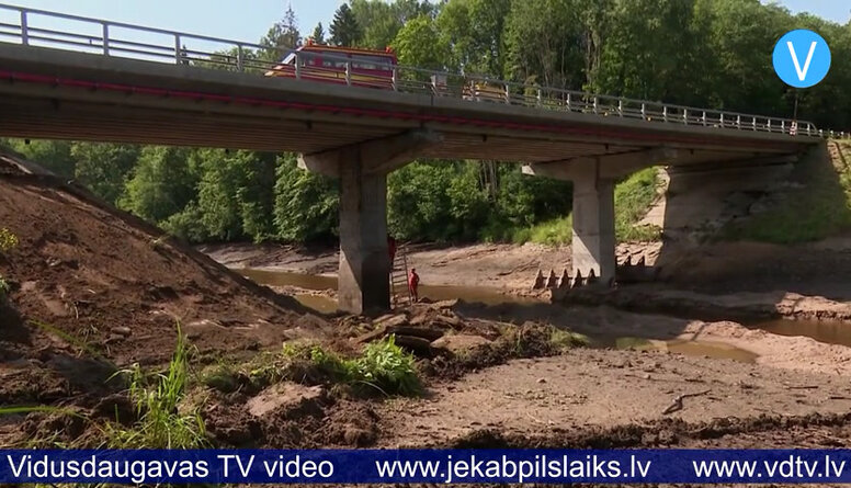 Sākti tilta pār Pērsi atjaunošanas darbi