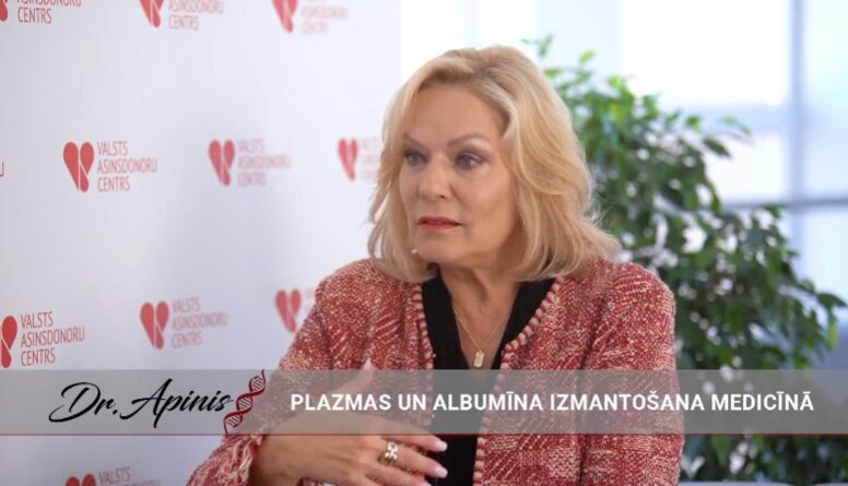 Anita Brinkmane par plazmas ziedošanas nozīmīgumu