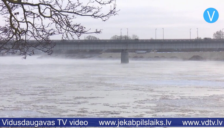 Daugavā pie Jēkabpils paaugstinās ūdens līmenis