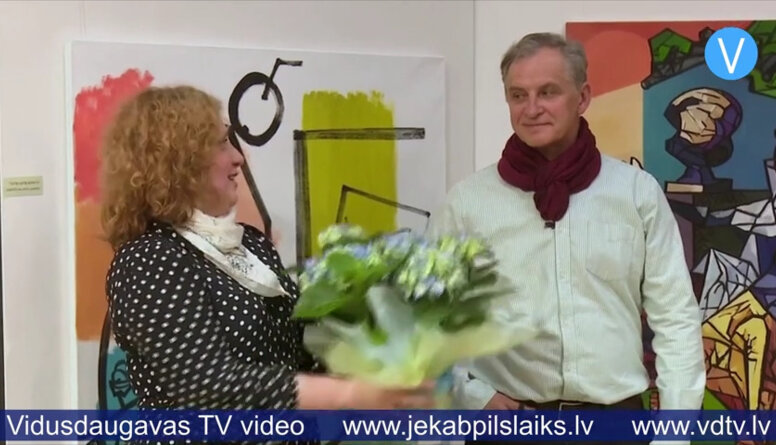 Pēc Līvānos atklāj Lietuvas mākslinieka gleznu izstādi