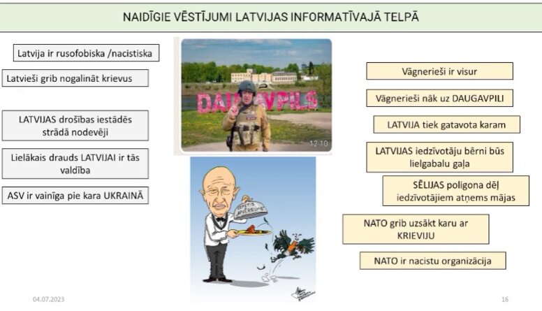 Naidīgie vēstījumi Latvijas informatīvajā telpā