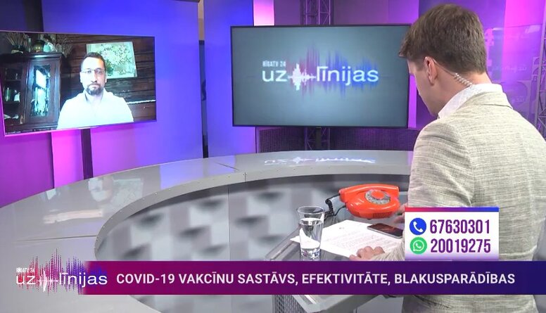 Dzalbs: Latvijā nav ziņu par gadījumiem ar trombu veidošanos pēc vakcinācijas