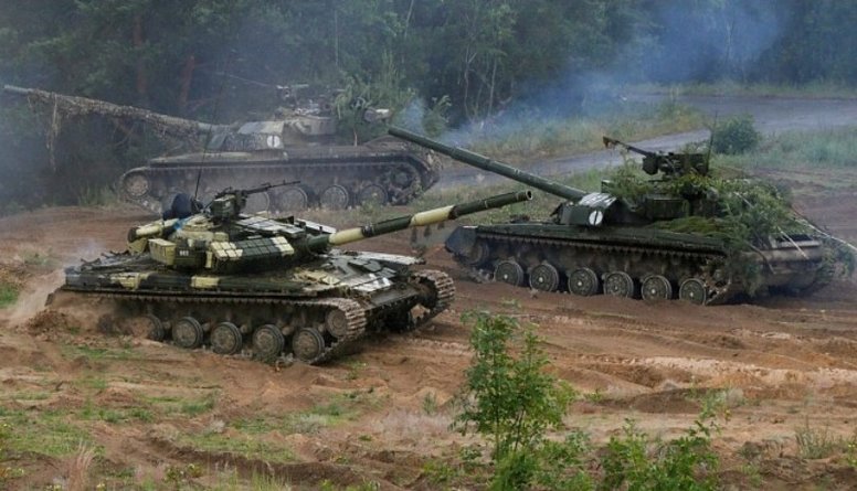 Krievija ievērojami palielinājusi tanku skaitu pie Ukrainas robežas