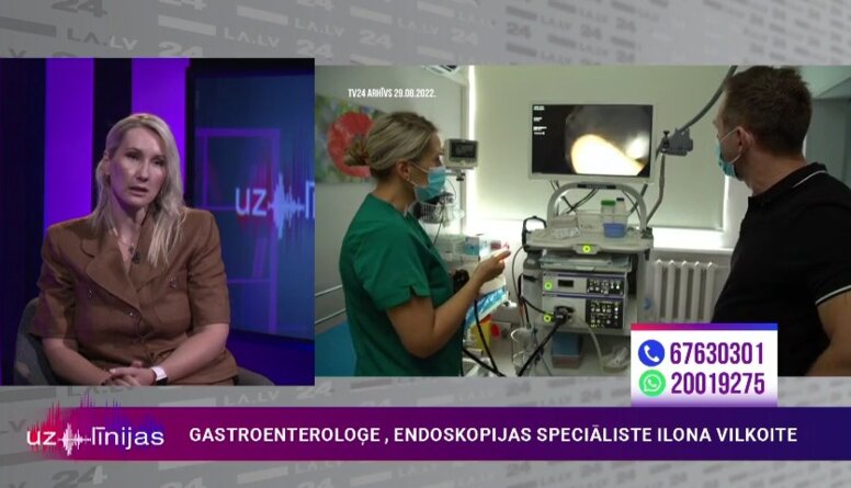 Ilona Vilkoite: Mums ir "zaļais koridors" pacientiem ar pamatotām aizdomām uz resnās zarnas vēzi