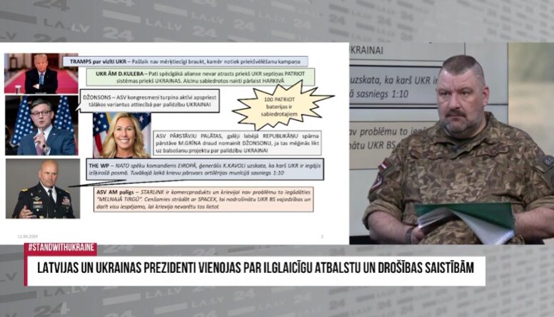 Jānis Slaidiņš par ukraiņiem nepieciešamajām "Patriot" sistēmām