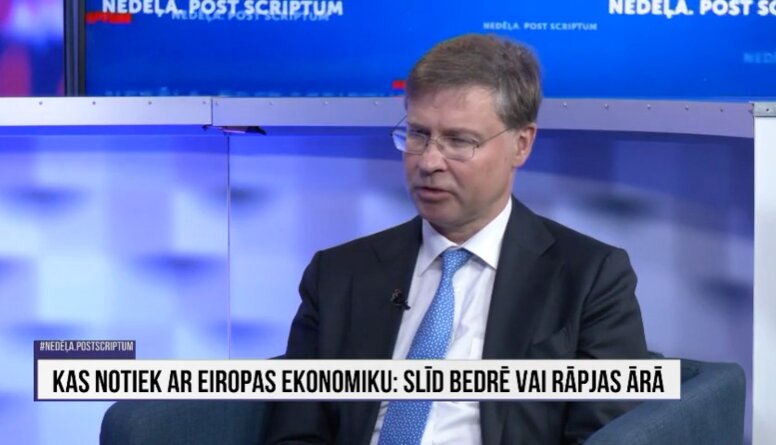 Valdis Dombrovskis par ES militārās industrijas jaudu un aizsardzības spējām