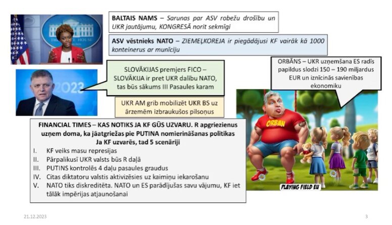 Apspēlēti dažādi scenāriji gadījumā, ja Krievija gūs uzvaru