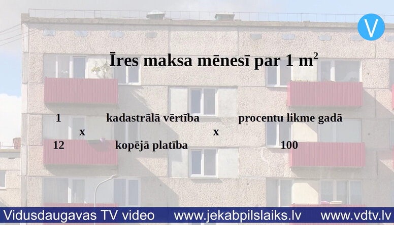 Jēkabpils novadā – jaunas īres maksas