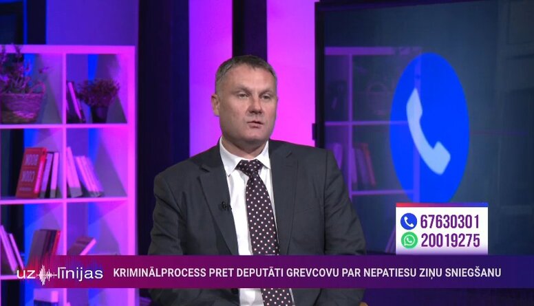 Ģenerālprokurors par ierosināto kriminālprocesu pret deputāti Grevcovu